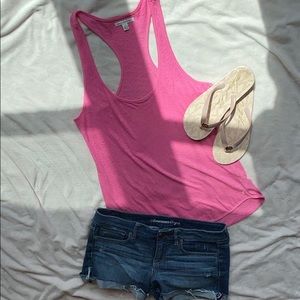 American Eagle Pink Racerback Tank
